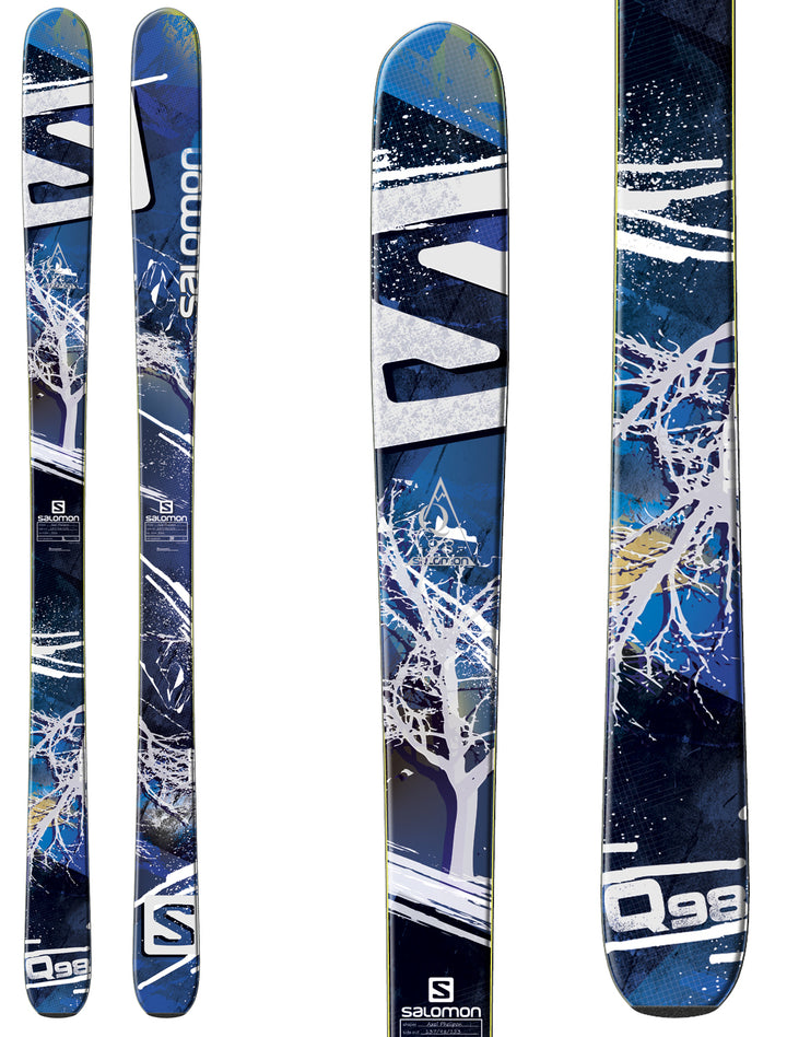 Salomon Q-98 Skis 2014 Detail 1 View
