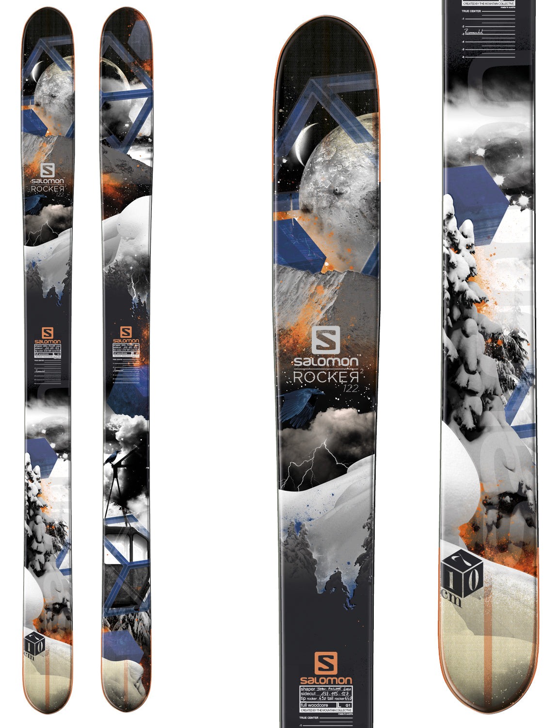 Salomon Rocker2 122 Skis 2014 Detail 1 View