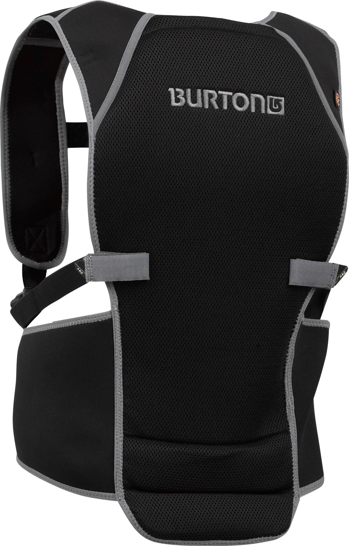 Burton Softshell Back Protector True Black Detail 1 View