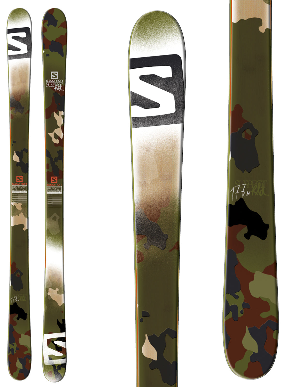 Salomon Suspect Skis 2014 Detail 1 View