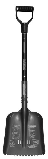 Brooks-Range Sharktooth™ Longneck Pro D Handle Shovel Smoke