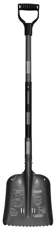Brooks-Range Sharktooth™ Longneck Pro D Handle Shovel Smoke