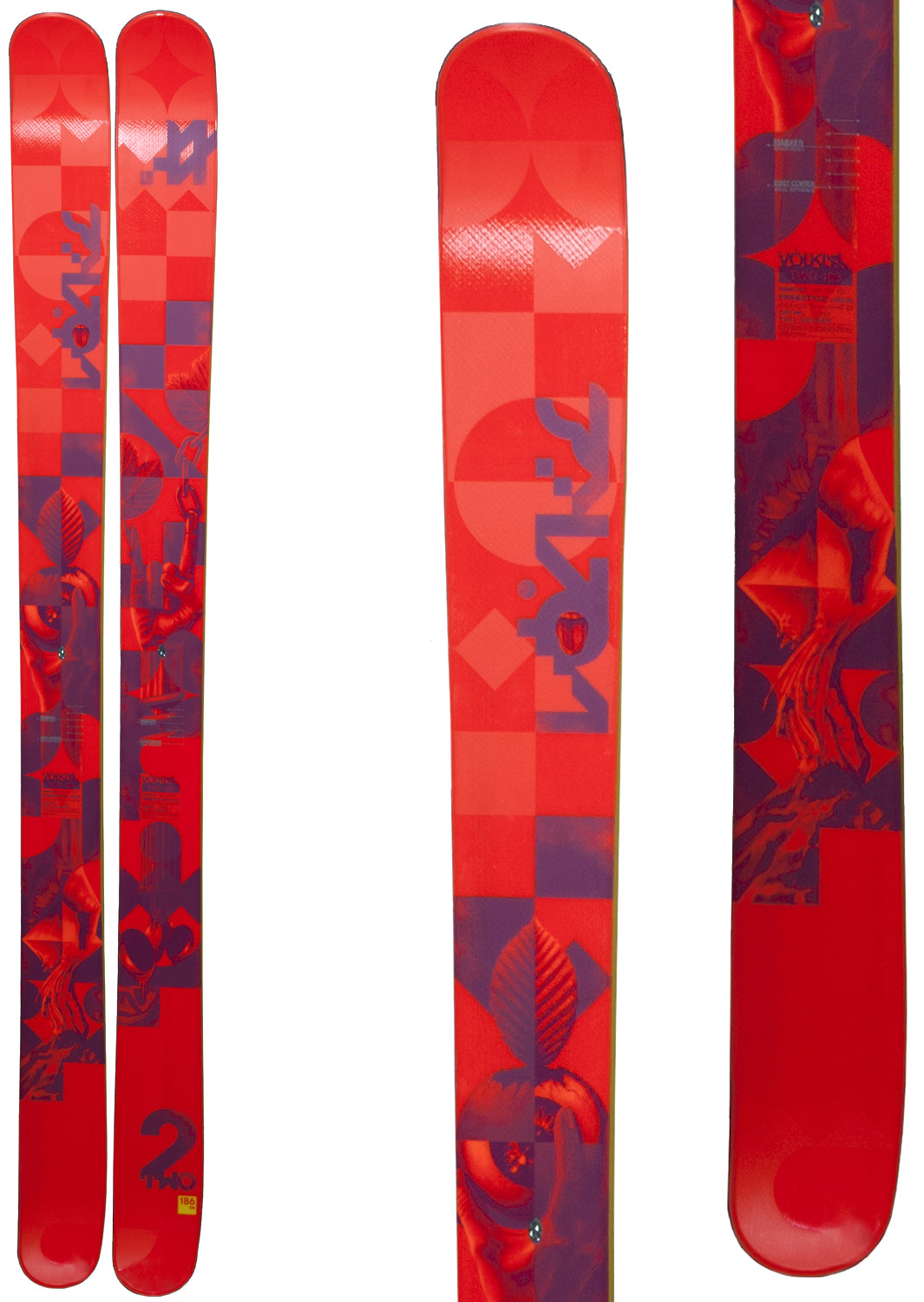 Volkl Two Skis 2015 Detail 1 View