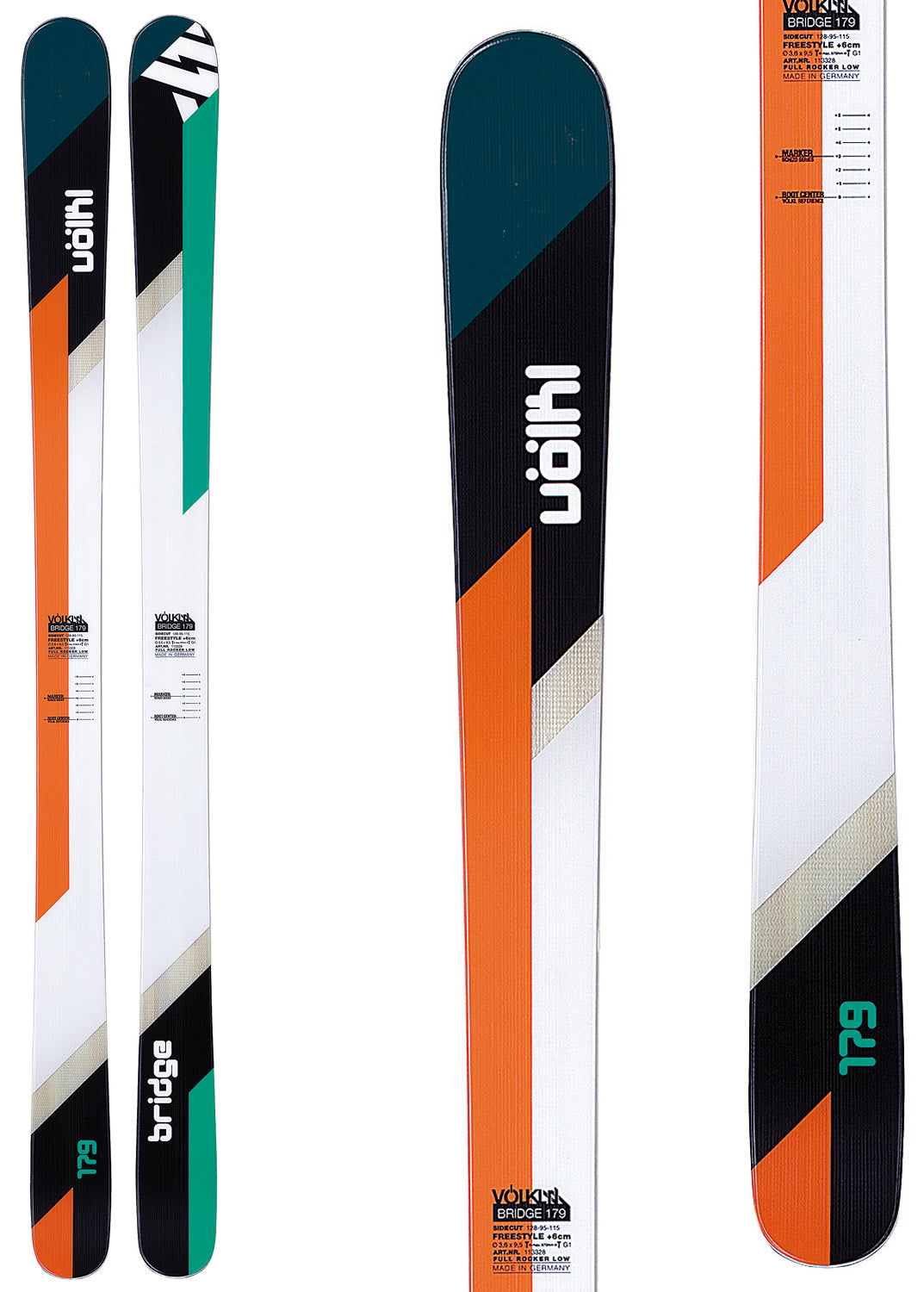 Volkl Bridge Skis 2014 Detail 1 View