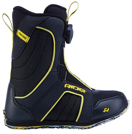 Ride Norris Boa Snowboard Boots - Little Kids' 2015 Black Side View