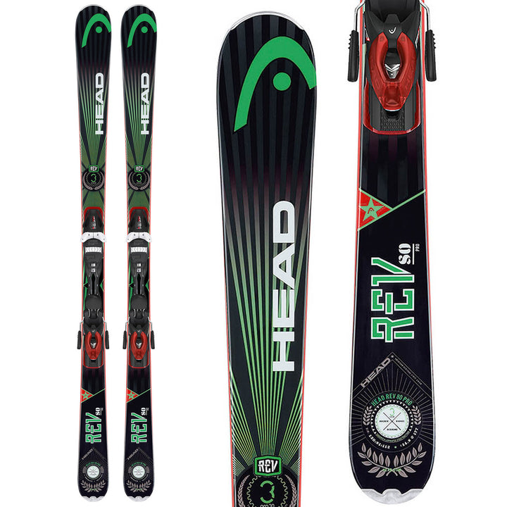 Head REV 80 Pro Skis + PR 11 Bindings 2014