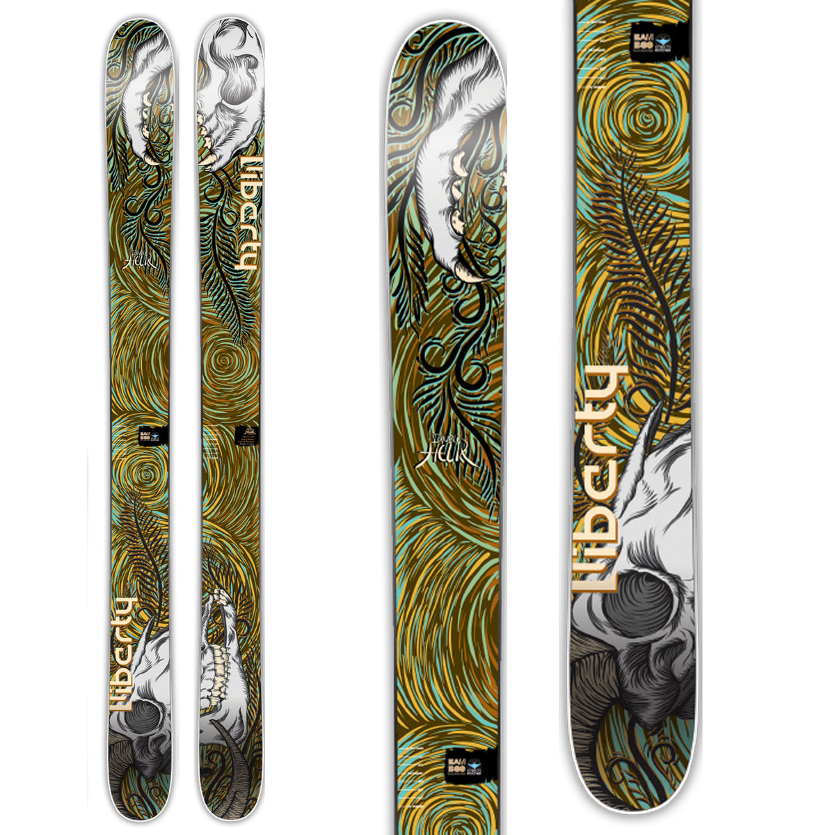 Liberty Double Helix Skis 2014