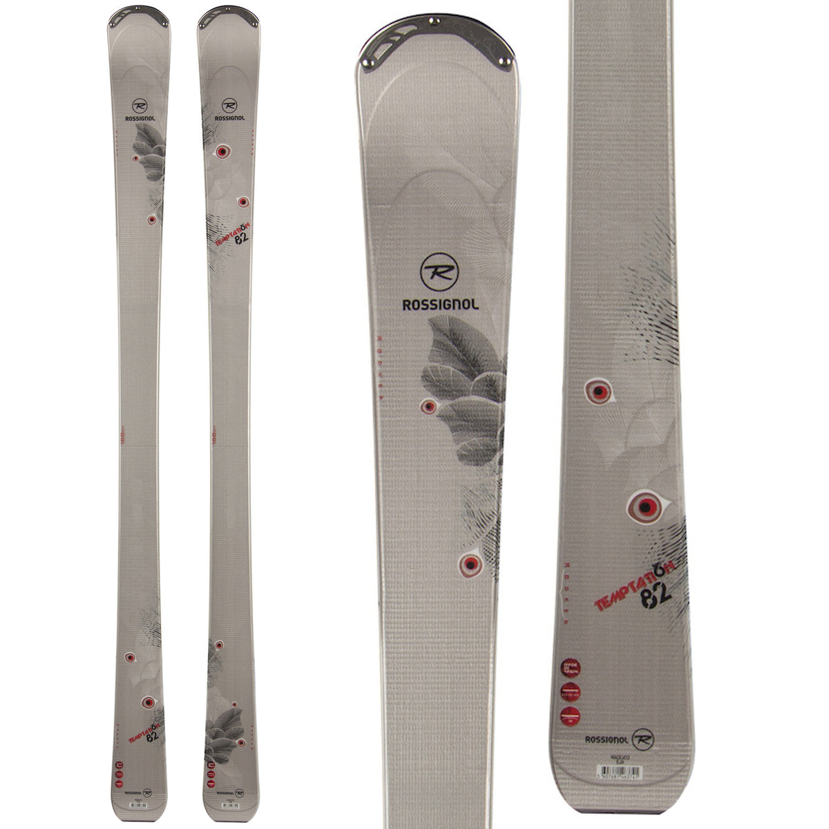 Rossignol Temptation 82 Skis - Women's 2014