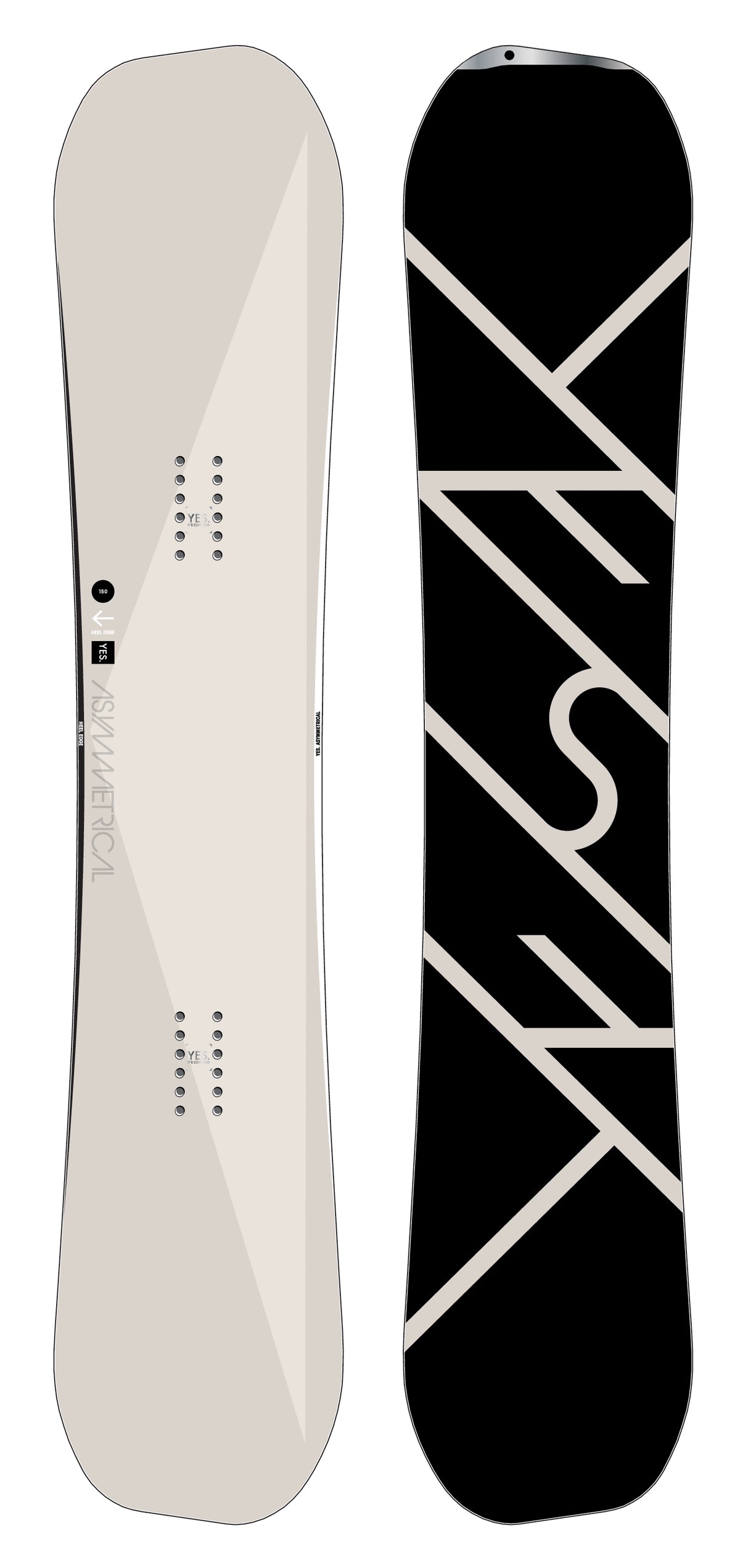 Yes. The Asym Snowboard 2014