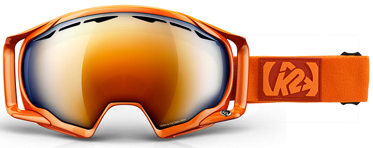 K2 Photokinetic Goggles Orange/Burnt Orange Blue Octic Mirror