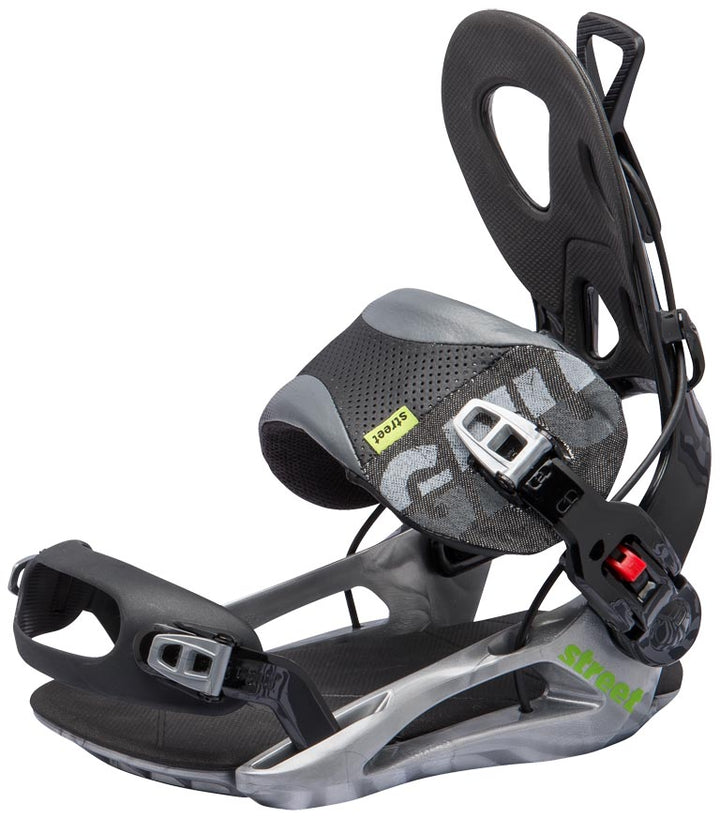 GNU Street Snowboard Bindings 2014 Black Detail 1 View