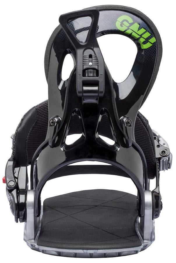 GNU Street Snowboard Bindings 2014 Black Back View