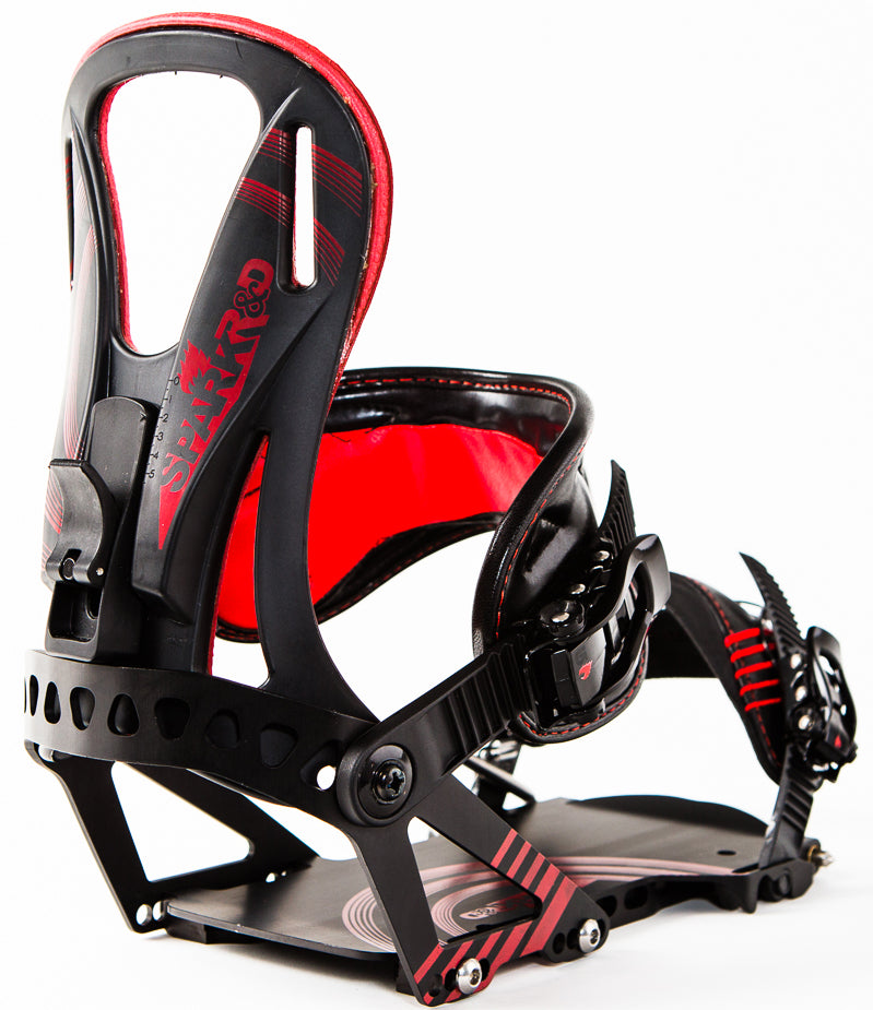 Spark R&D Burner Splitboard Bindings 2017 Red/Black Back View