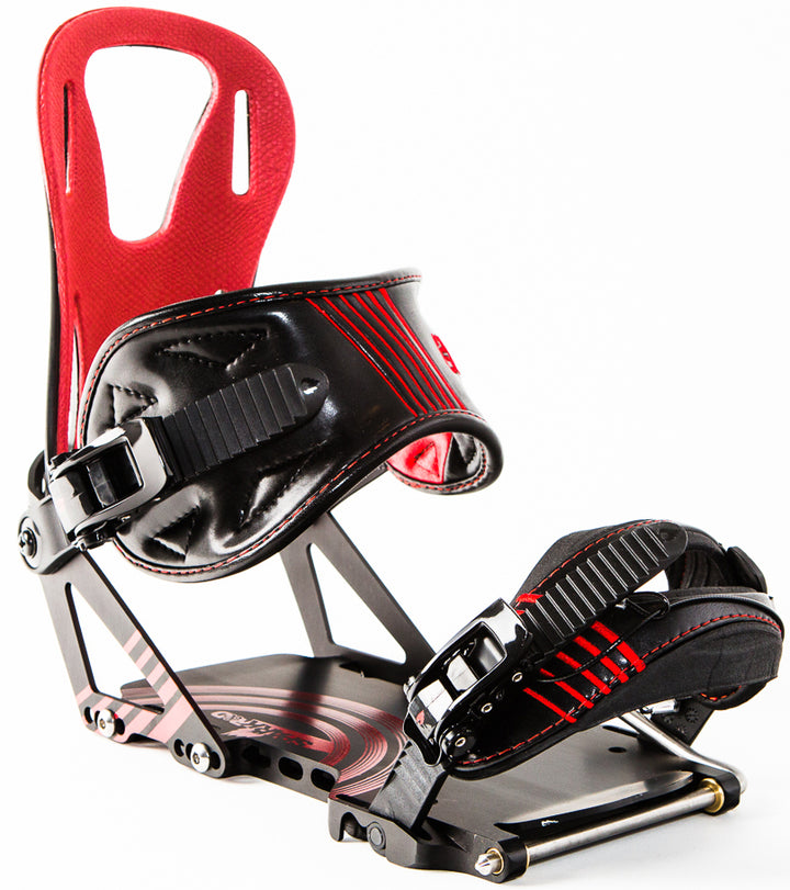 Spark R&D Burner Splitboard Bindings 2017 Red/Black Front View