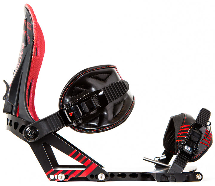 Spark R&D Burner Splitboard Bindings 2017 Red/Black Side View