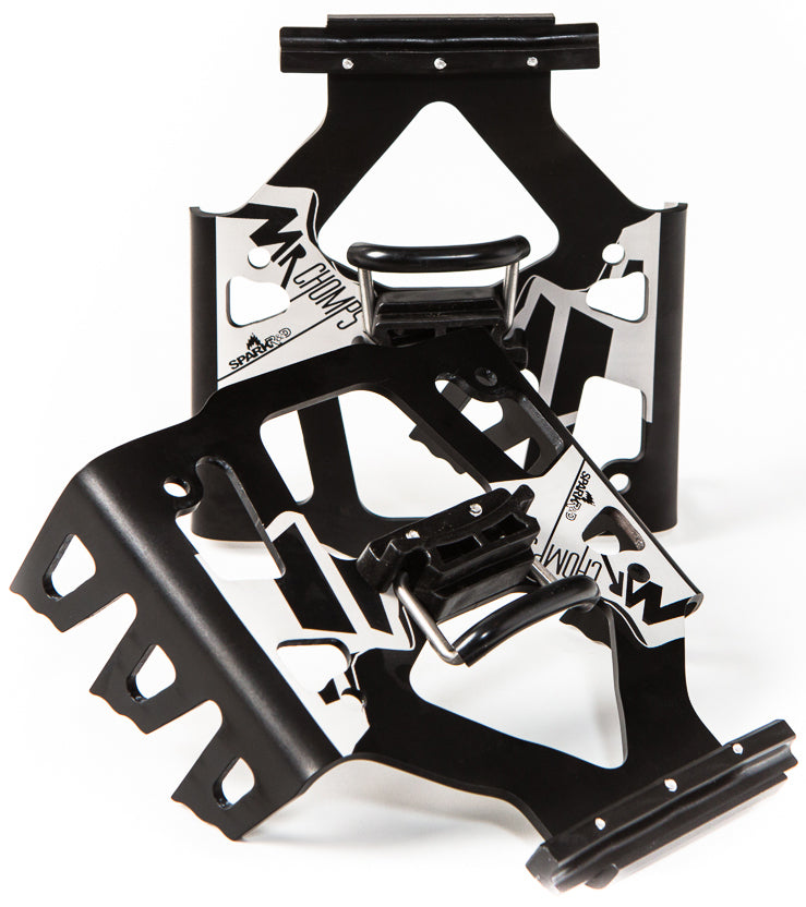 Spark R&D Mr Chomps Splitboard Crampons 2020 Black Front View