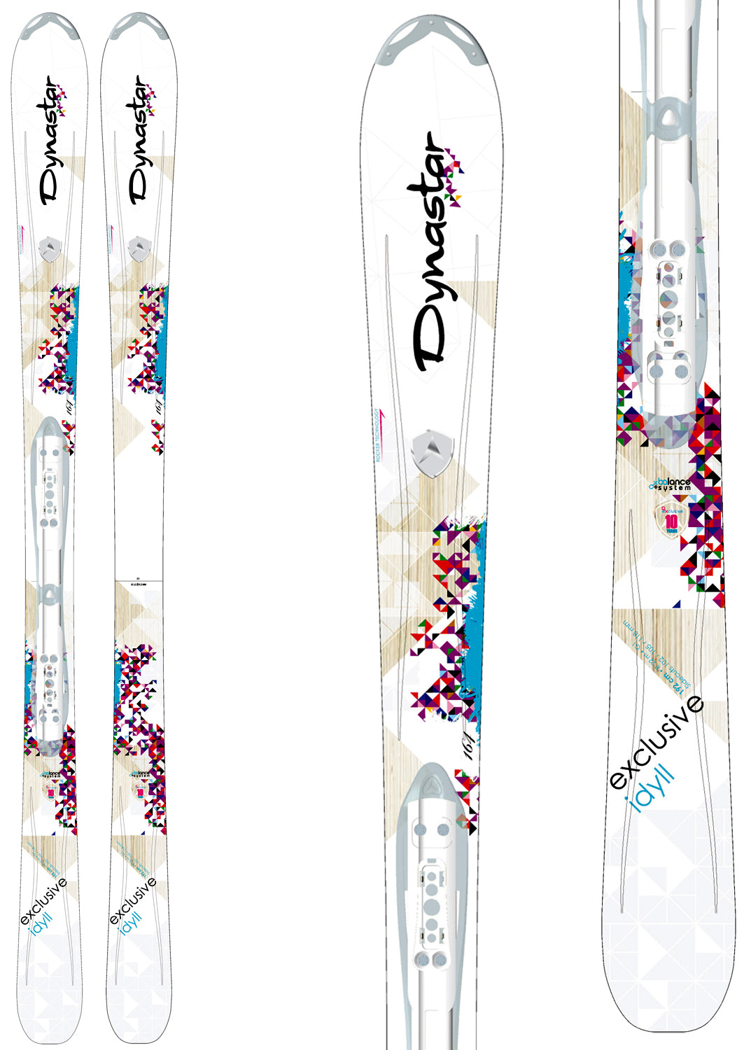Dynastar Exclusive Legend Idyll Skis + NX 11 Fluid Bindings - Women's 2013 Detail 1 View