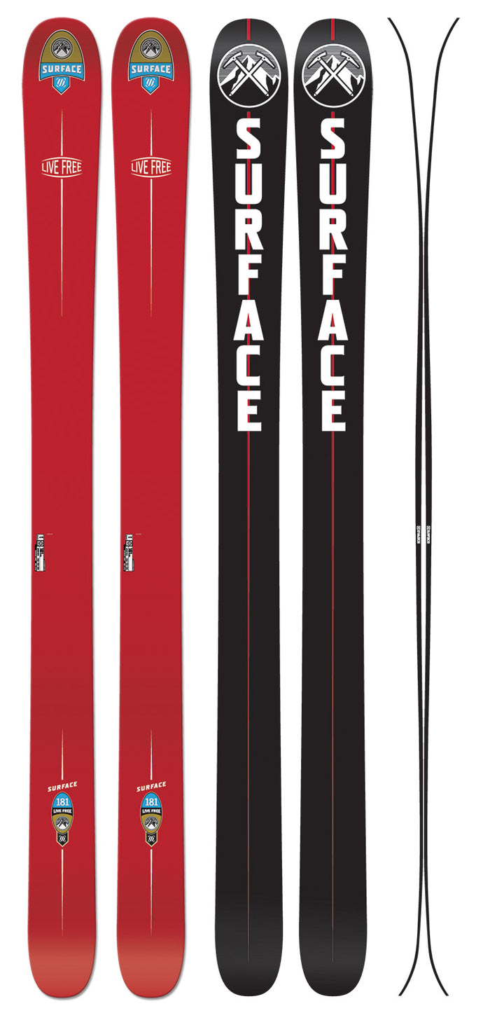 Surface Live Free Skis 2014 Detail 1 View