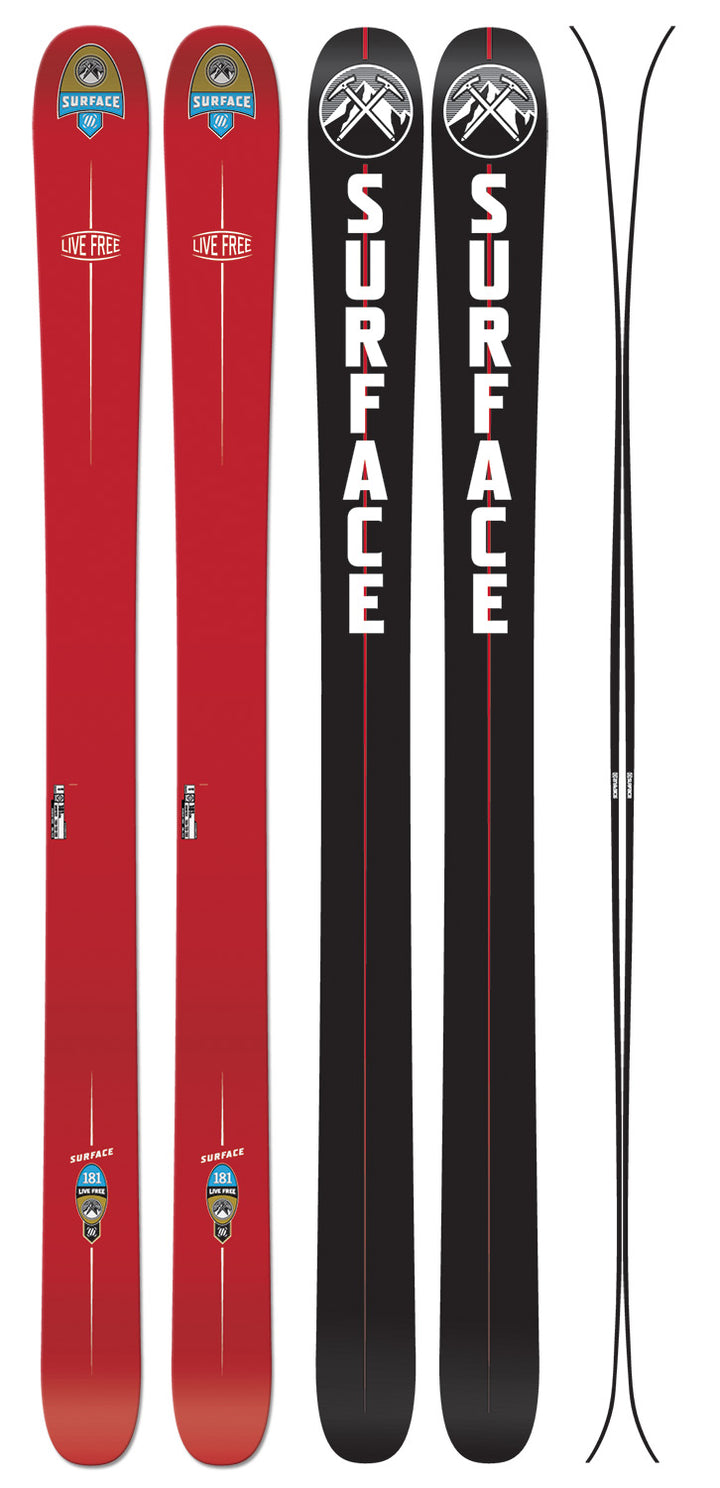 Surface Live Free Skis 2014 Detail 1 View