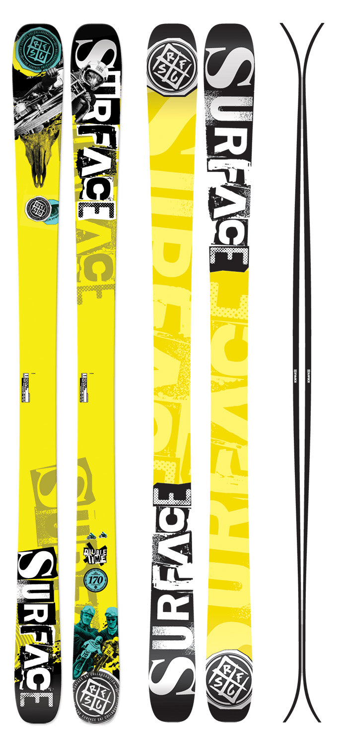 Surface Double Time Skis 2014 Detail 1 View