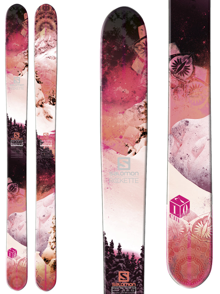 Salomon Rockette Skis - Women's 2014 Top View