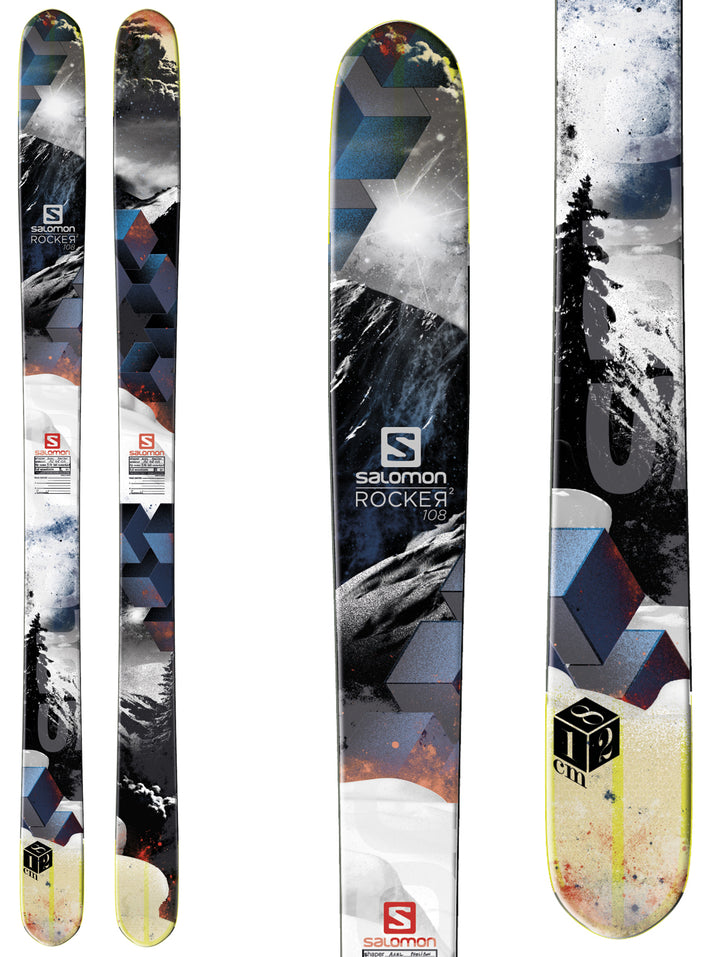 Salomon Rocker2 108 Skis 2014 Top View
