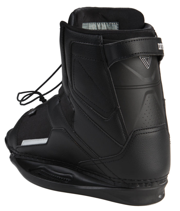 Ronix Divide Wakeboard Bindings 2014 Black/Silver Back View