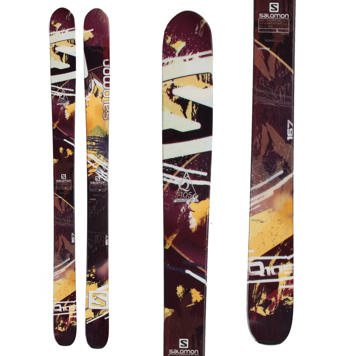 Salomon Q-105 Skis 2014 Detail 1 View