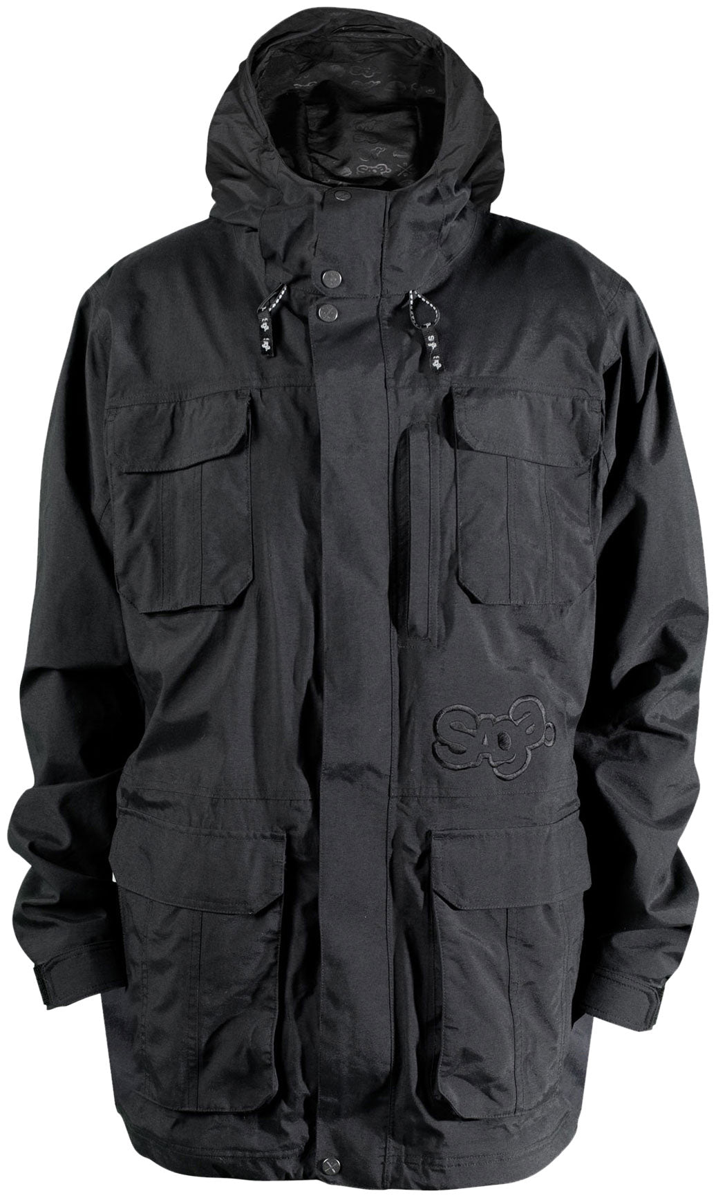 Saga Anomie 2L Jacket Black Front View