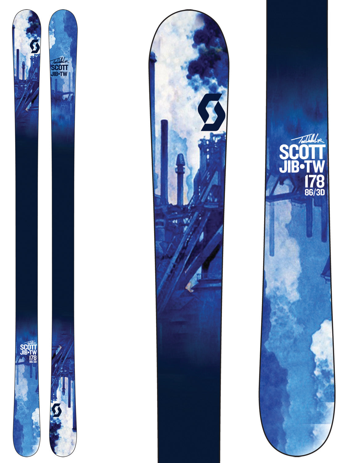 Scott Jib TW Skis 2014 Detail 1 View