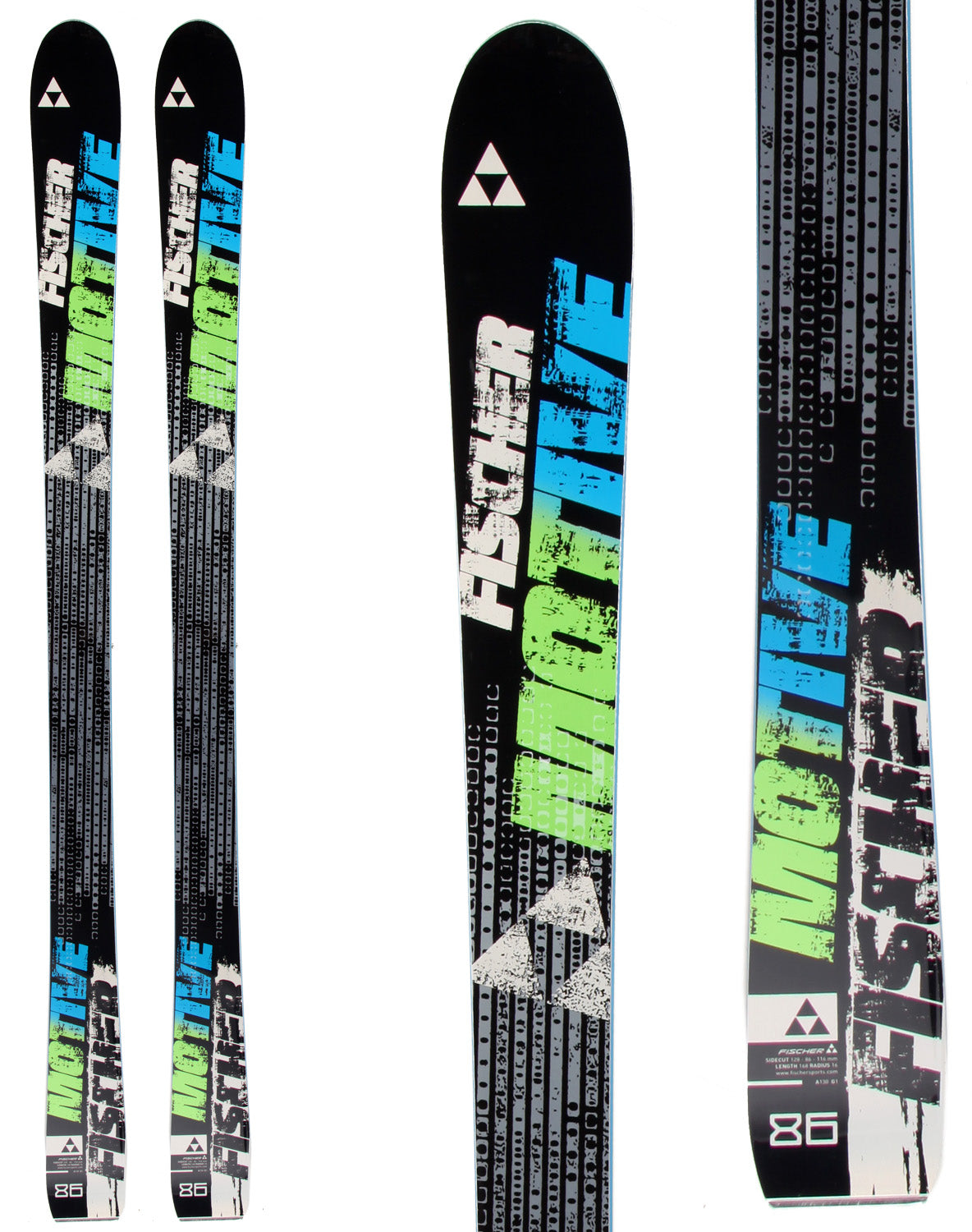 Fischer Motive 86 Skis 2014 Detail 1 View