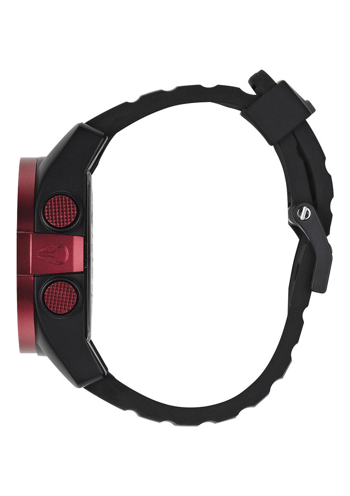 Nixon The Unit Watch Dark Red/Black Ano