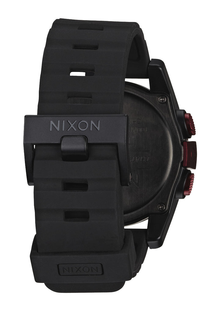 Nixon The Unit Watch Dark Red/Black Ano