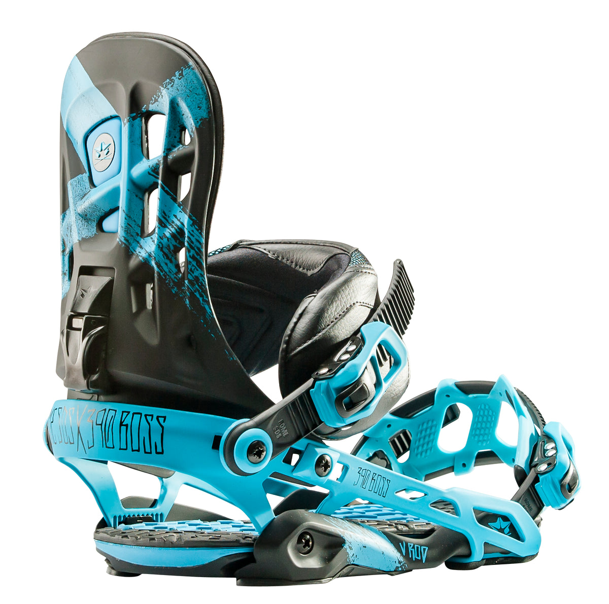 Rome 390 Boss Snowboard Bindings 2014 Blue