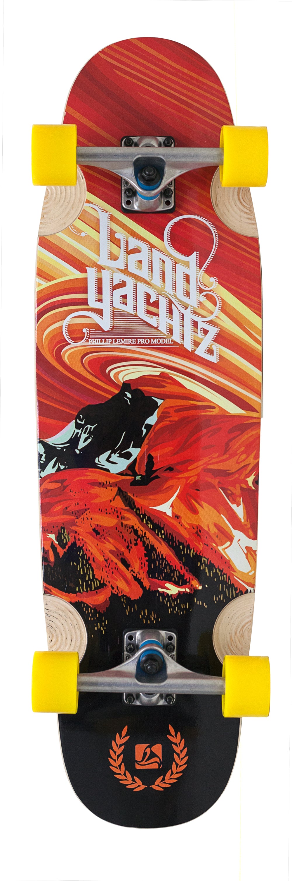 Landyachtz Ripple Ridge Longboard Complete Base View