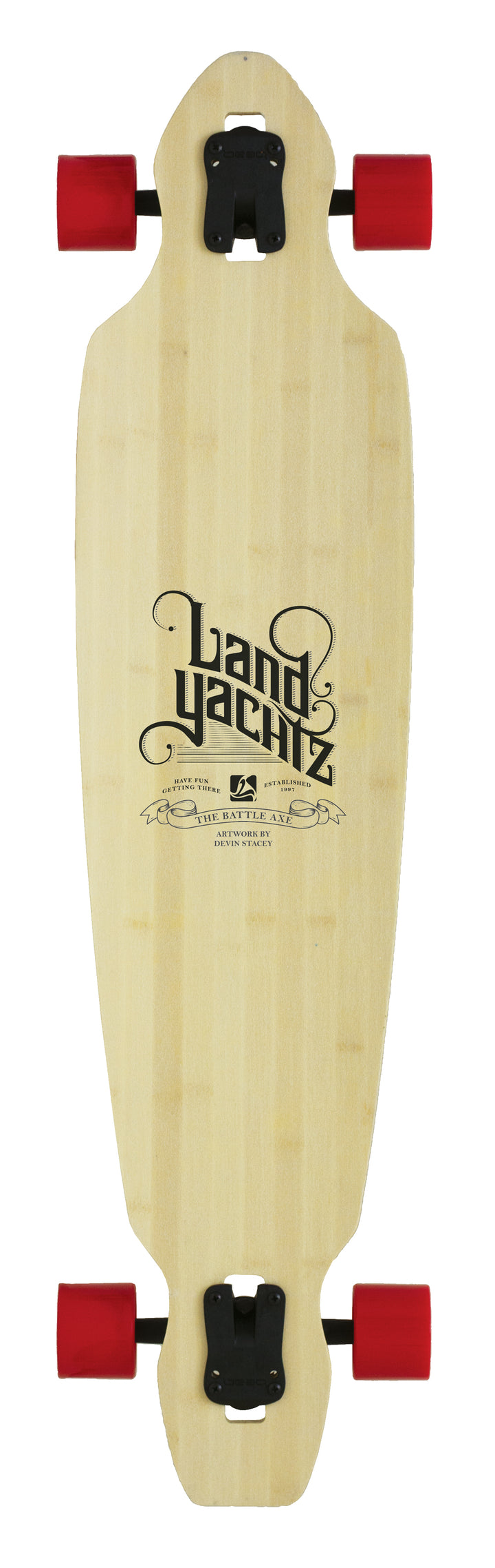 Landyachtz Battle Axe Longboard Complete Top View