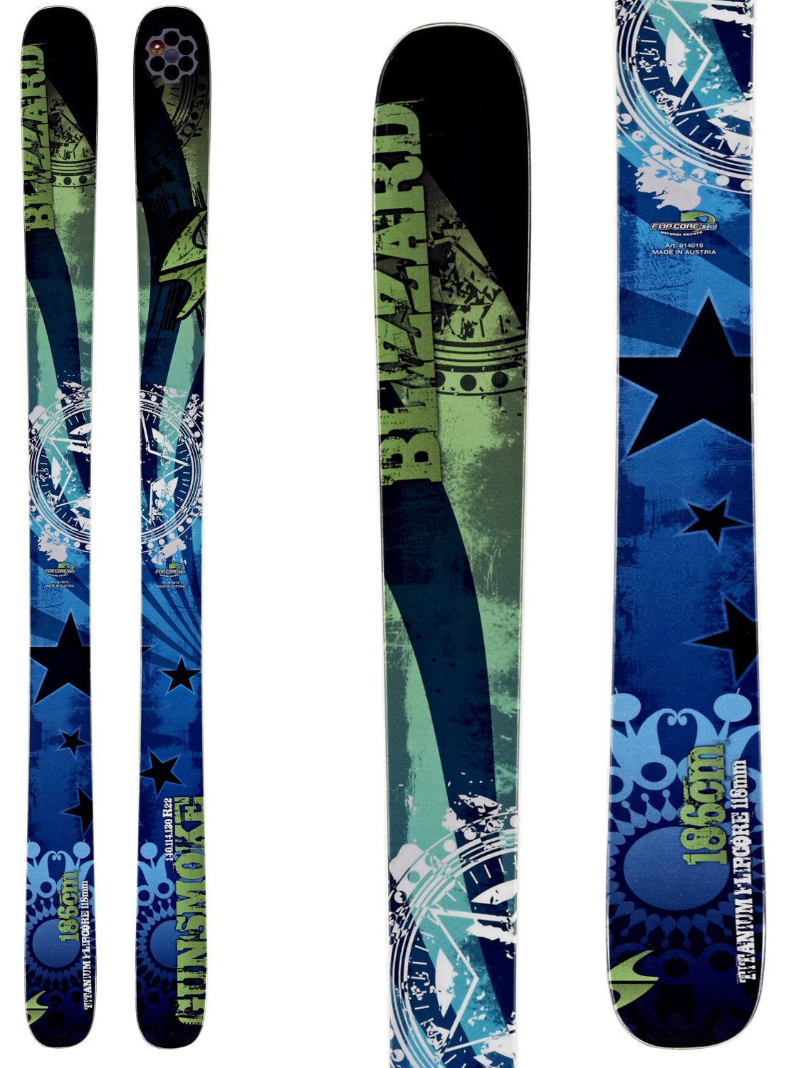 Blizzard Gunsmoke Skis 2014 Detail 1 View