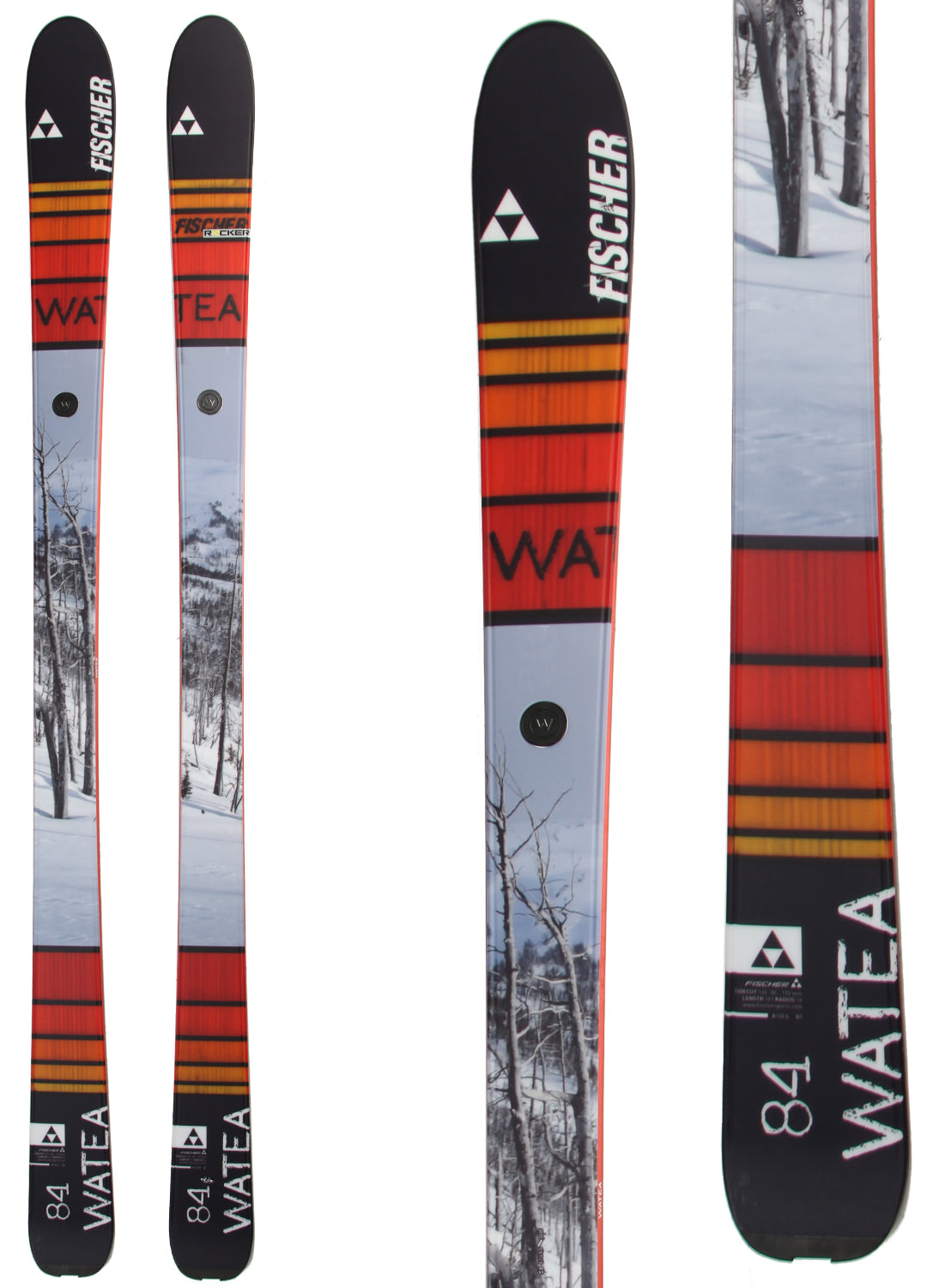 Fischer Watea 84 Skis 2014 Detail 1 View