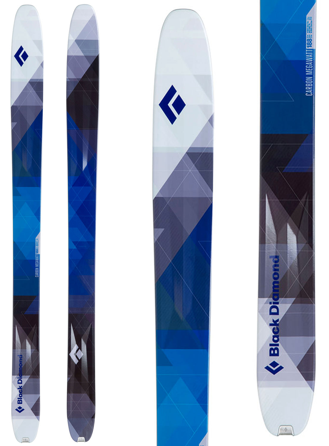 Black Diamond Carbon Megawatt Skis 2014 Detail 1 View