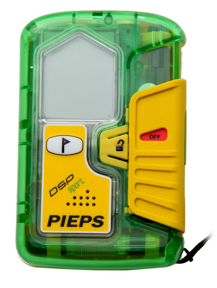Pieps DSP Sport Avalanche Beacon Green Front View