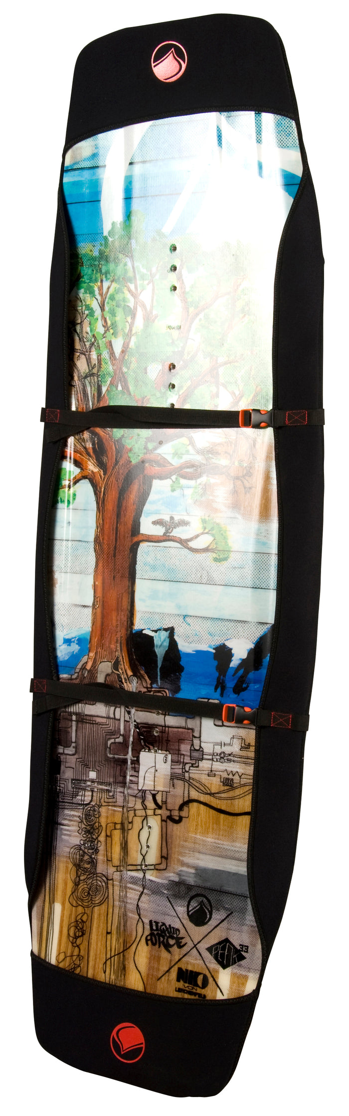 Liquid Force Edge Protector Wakeboard Bag 2019 Back View