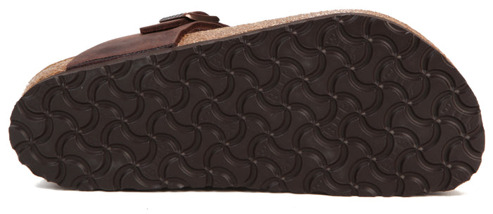 Birkenstock Gizeh Oiled Leather Sandals - Women's Habana Sole View