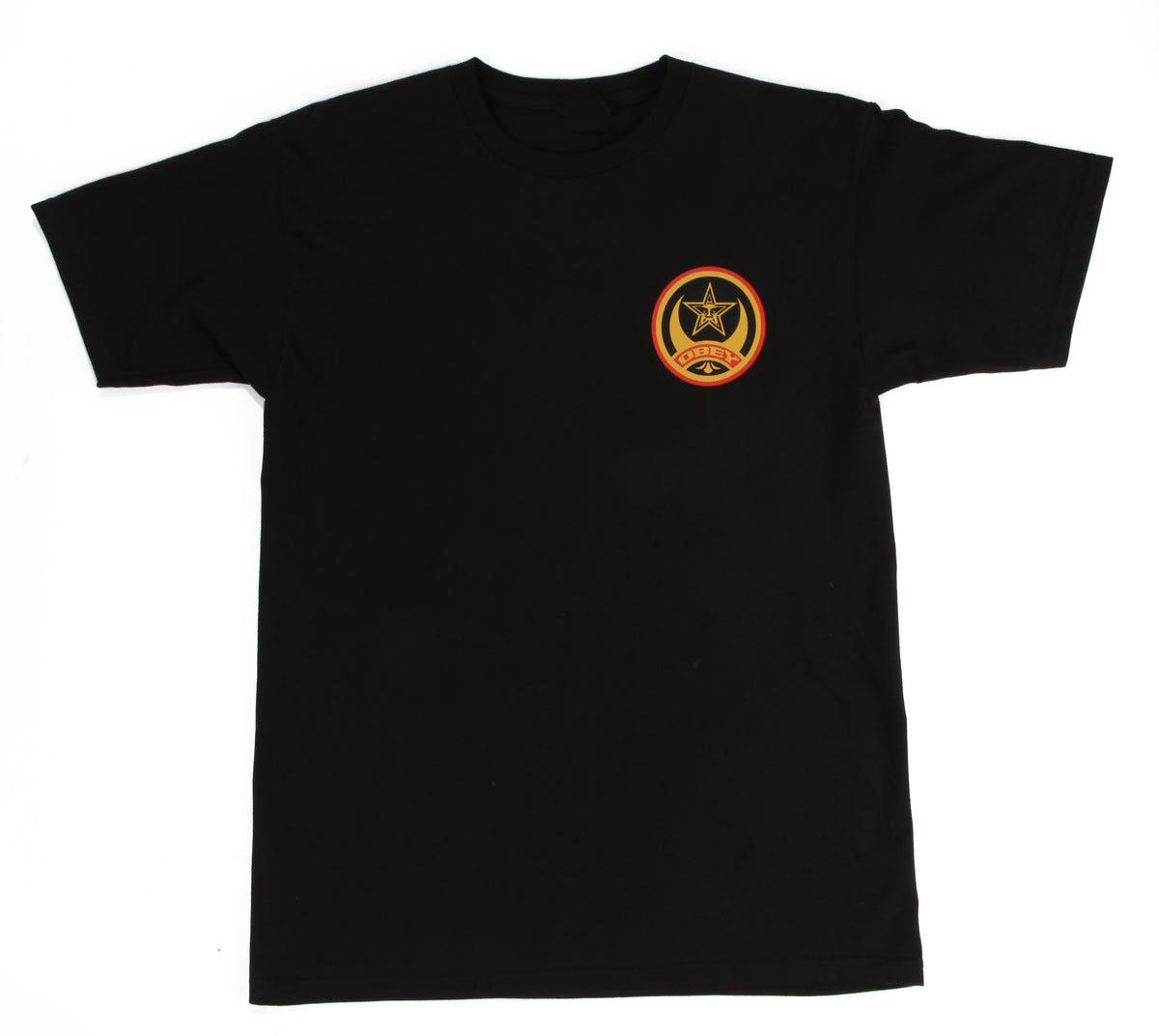 Obey Clothing Cresent Moon T-Shirt Black Front View