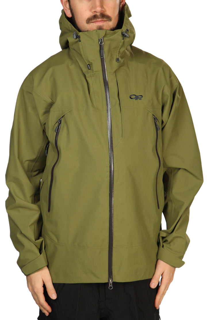 Outdoor Research Maximus Jacket Olive Front View