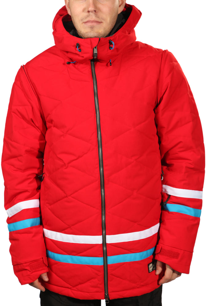 Orage B-Dog Jacket Cardinal Front View