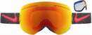 Dragon Nike APX Goggles Nike Grunge/Red Ionized+Yellow Blue Ionized Front View