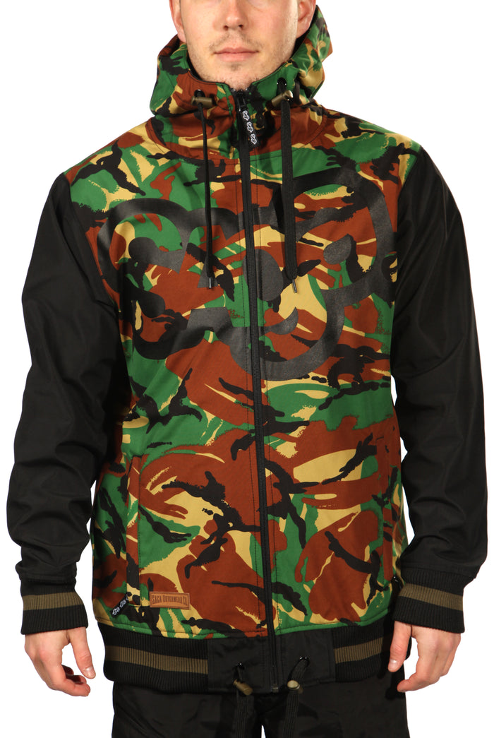 Saga OG Logo Jacket Camo/Black Detail 1 View