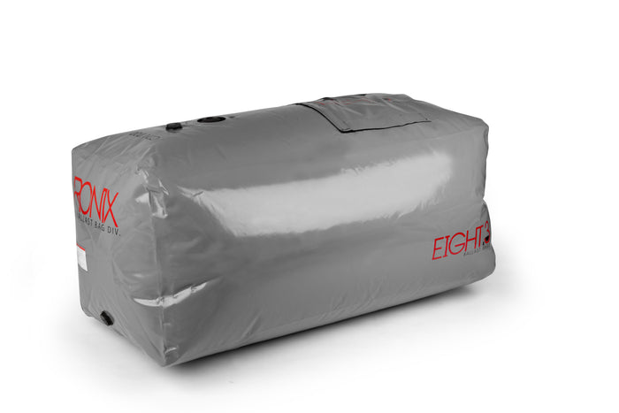 Eight.3 Telescope CTN 1100 lbs Ballast Bag Silver/Scuderia Side View