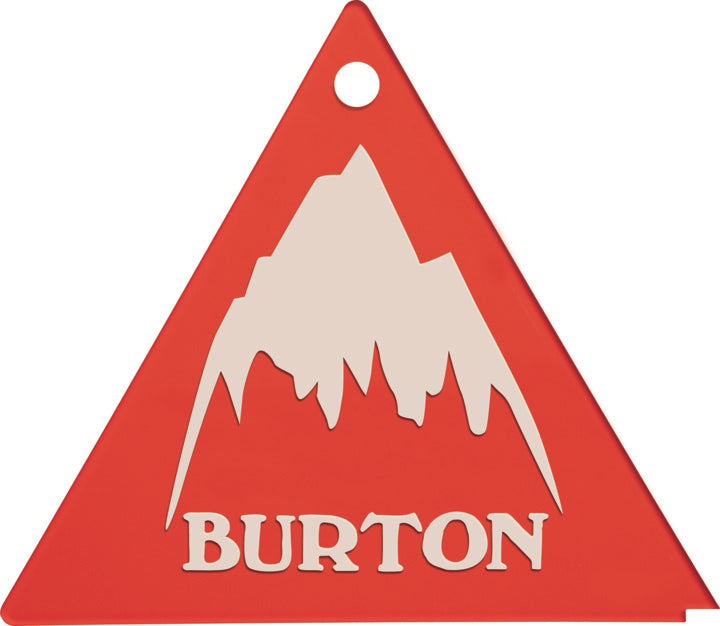Burton Tri-Scraper Wax Tool Red Front View