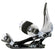 Rome Strut Snowboard Bindings - Women's 2013 Black/White Side View
